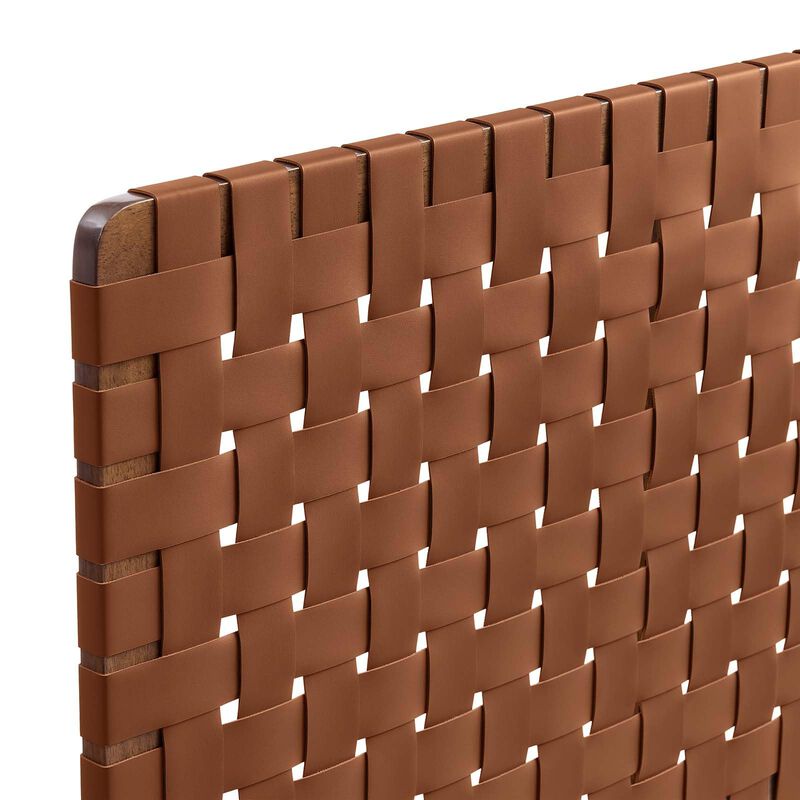 Sparta Weave Vegan Leather King Headboard image number 5
