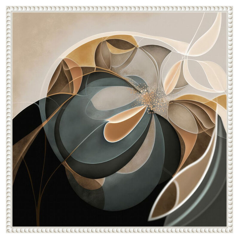 Fractal Elegance by Bella Eve Framed Canvas Wall Art image number 0