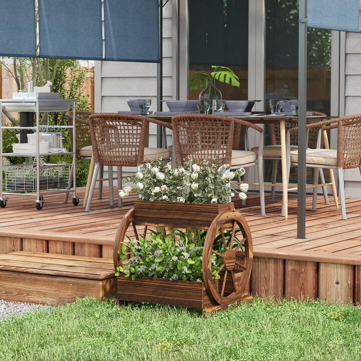 Hivvago Multi-Level Wooden Garden Planter
