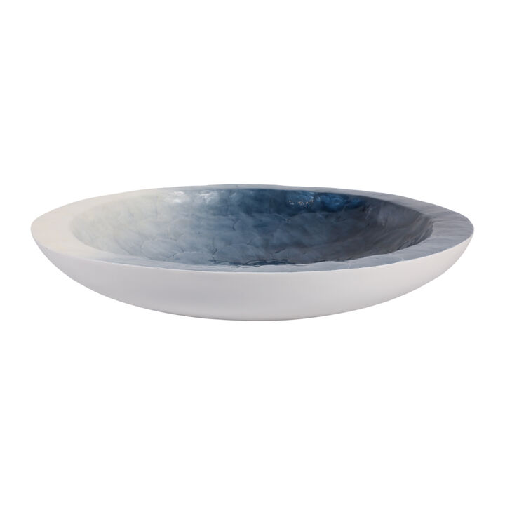 20" Ombre Capiz Bowl