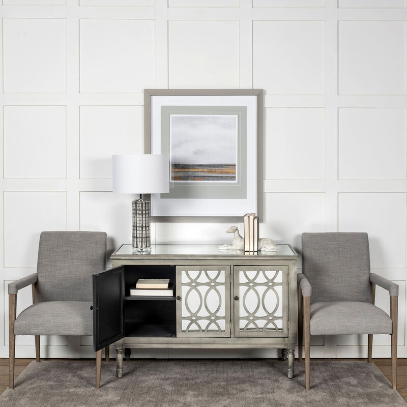 Louis Back Dining Arm Chair with Upholstered Fabric, Comfortable Dining Seating image number 6