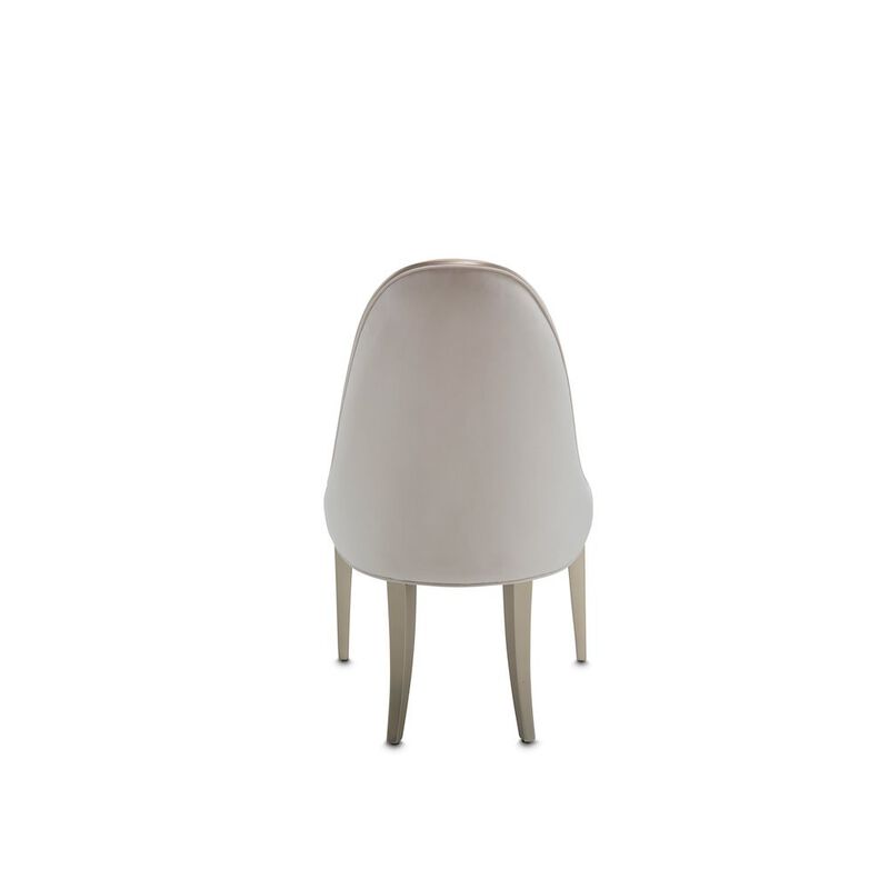 Velvet Upholstered Dining Chair for Dining Table in Beige Finish image number 7
