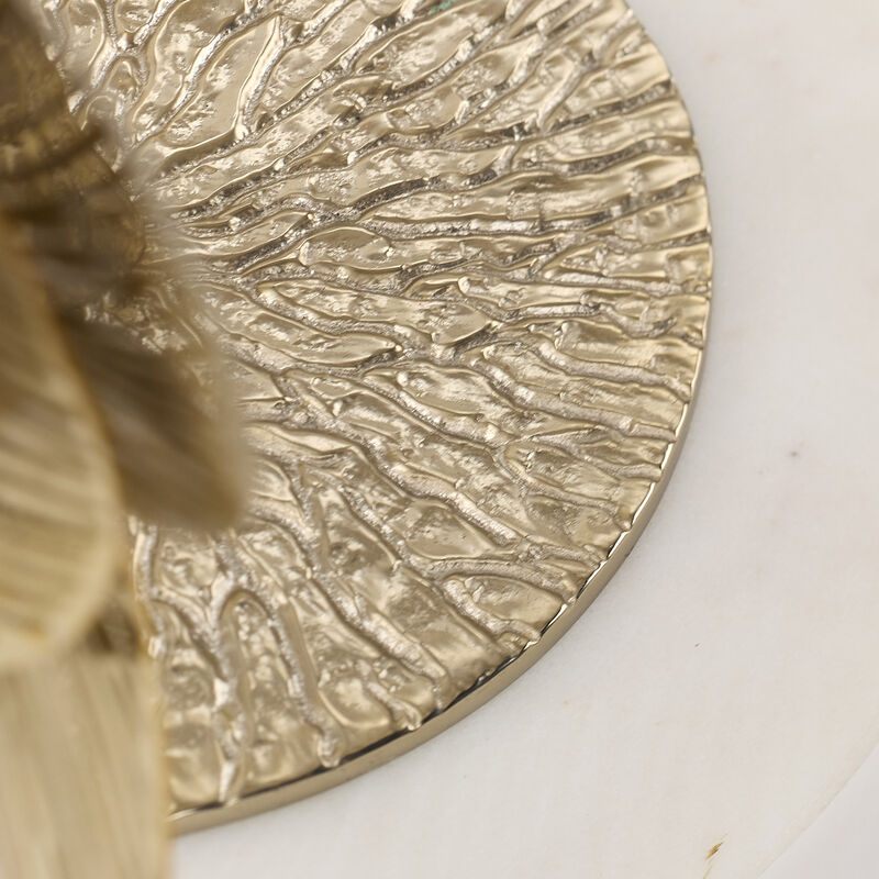 Golden Camellia Accent Table image number 2