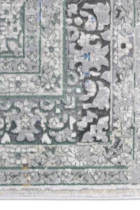 Melo Thayer Gray Morn 2'6" x 10' Runner Rug by Label J x Jaipur Living
