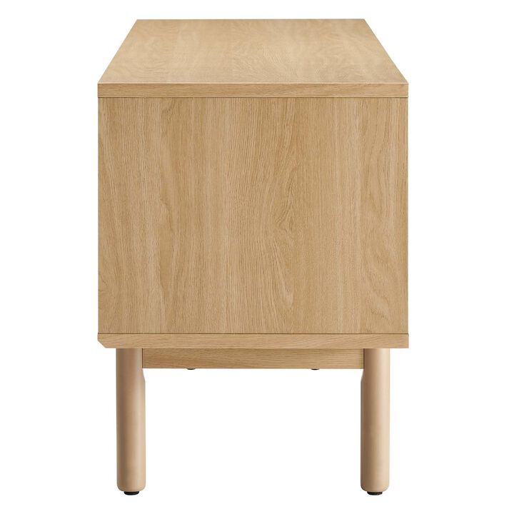 Modway EEI-6584-OAK-TAN Milo 59" TV Stand, Oak Tan