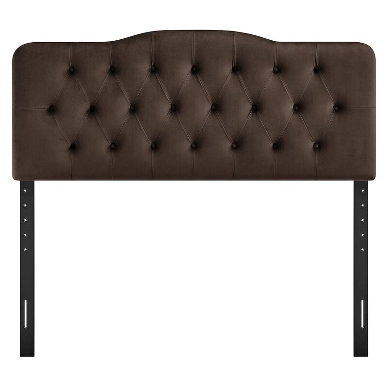 Annabel Stain-Resistant Performance Velvet Full Headboard image number 3