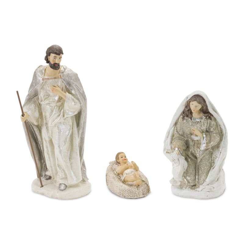 Set of 3 Holy Family Figurines for Christmas Décor