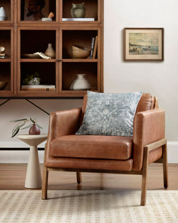 Virgina PCJ0007 Grey 18" x 18" Pillow