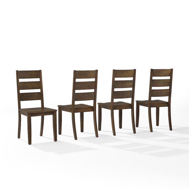 Joanna 4-Piece Ladder-Back Dining Chair Set
