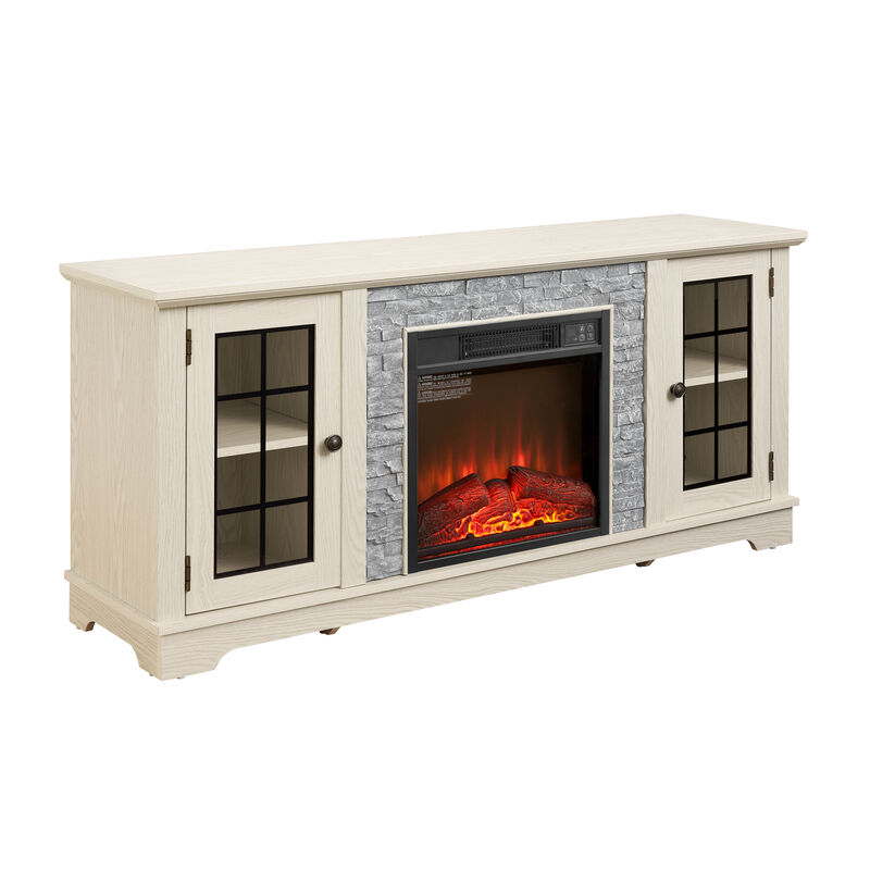 Slukun Electric Fireplace TV Stand image number 0