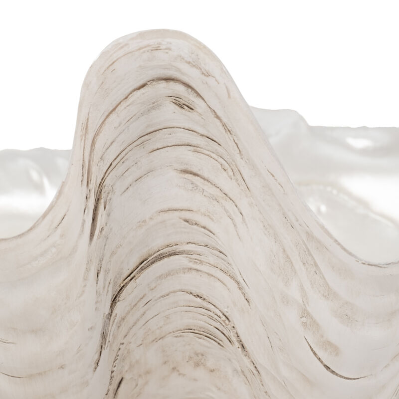 9" Pearlized Shell Bowl, Ivory image number 5