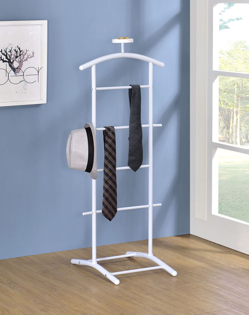 Kings Brand Furniture Menros Metal Suit Valet Stand, Clothes Rack image number 1