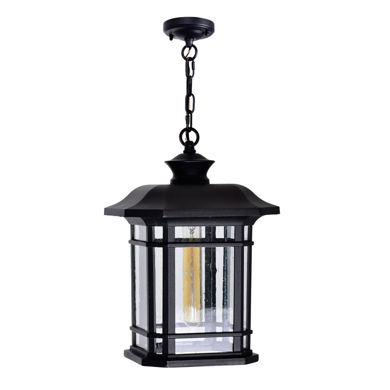 Blackburn 1 Light Outdoor Black Pendant
