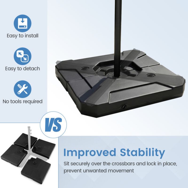 274 LBS Cantilever Patio Umbrella Base with Handles image number 7