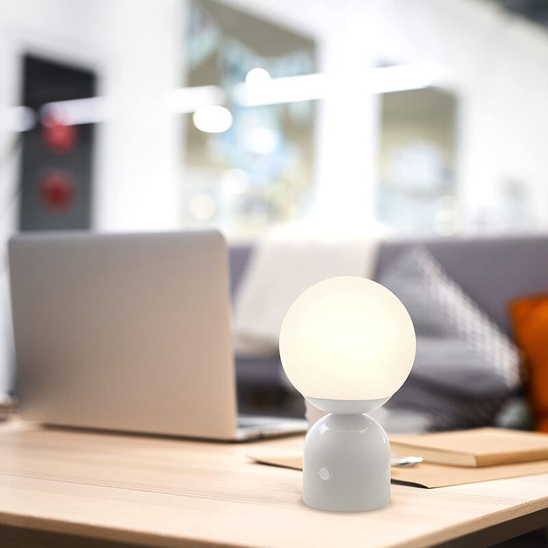 Mila Black Marble LED Table Lamp image number 5
