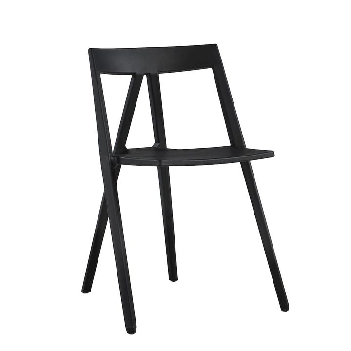 Commerical Seating Products Milan Armless Black Chairs