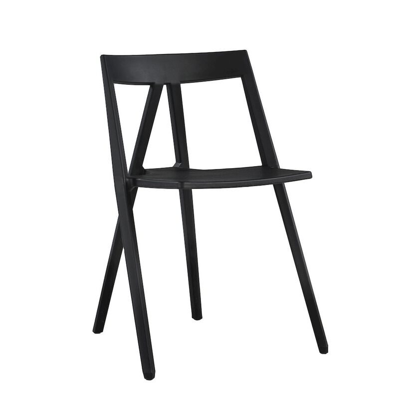 Commerical Seating Products Milan Armless Black Chairs