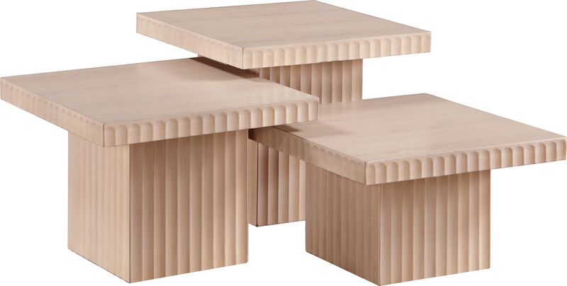 Meridian Furniture Spencer Natural Oak Veneer Coffee Table