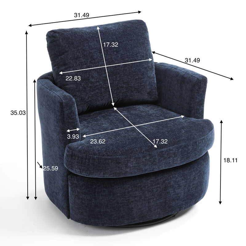 Pumtob Swivel Accent Chair image number 9