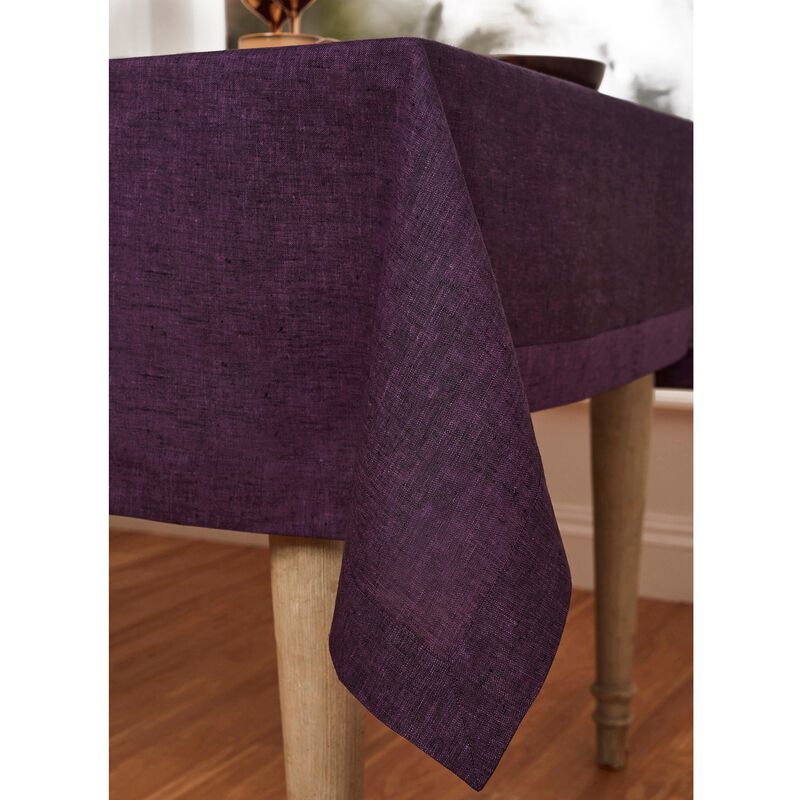 Solino Home 100% Pure Linen Tablecloth - Athena