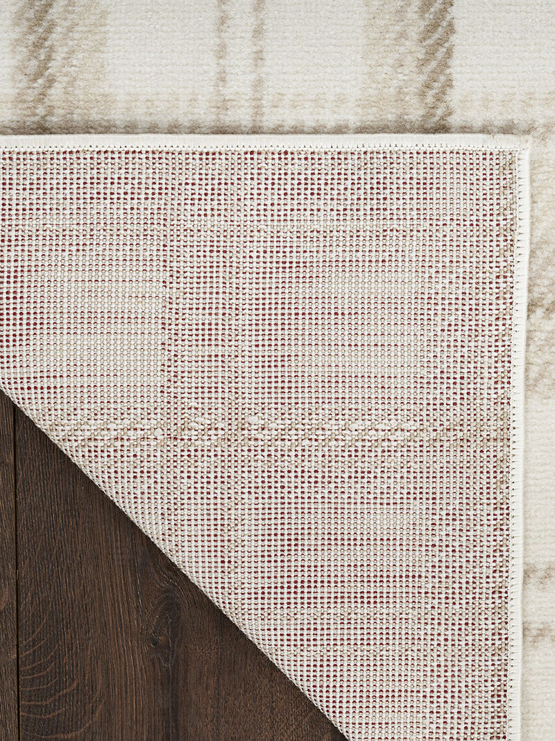 Grafix GRF03 Ivory/Beige 2'3" x 10' Rug