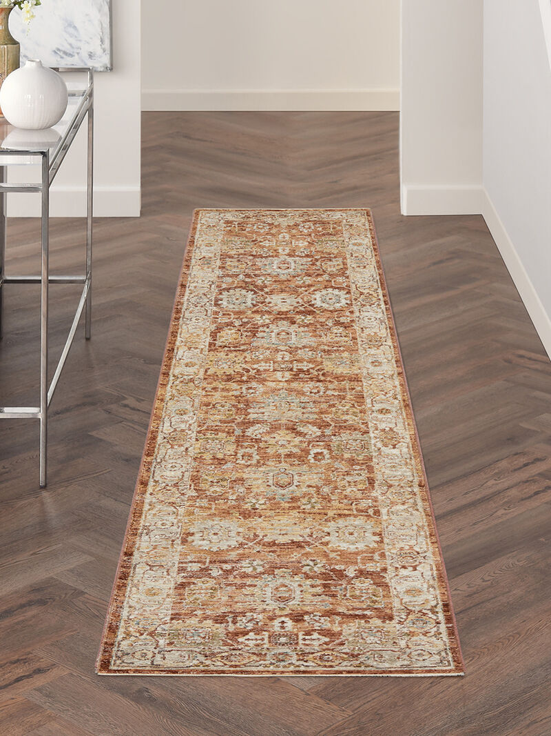 Sahar SHR02 Rust 2'3" x 10'2" Rug image number 5