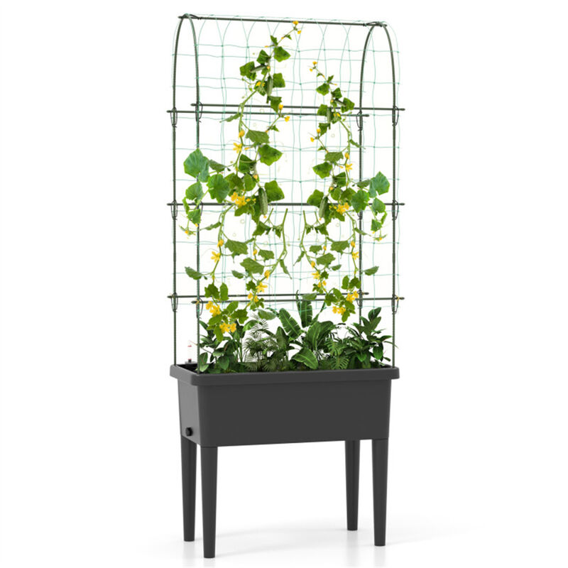 Elevated Garden Bed Planter Box for Flowers and Vegetables