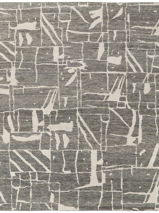 Sutton T6003 Pewter/Green 8'6" x 11'6" Rug By Thom Filcia