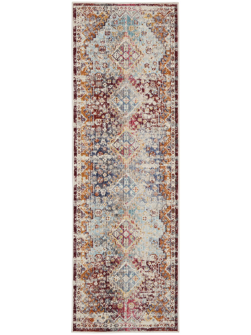 Vintage Kashan VKA09 Multicolor 2' x 6' Rug
