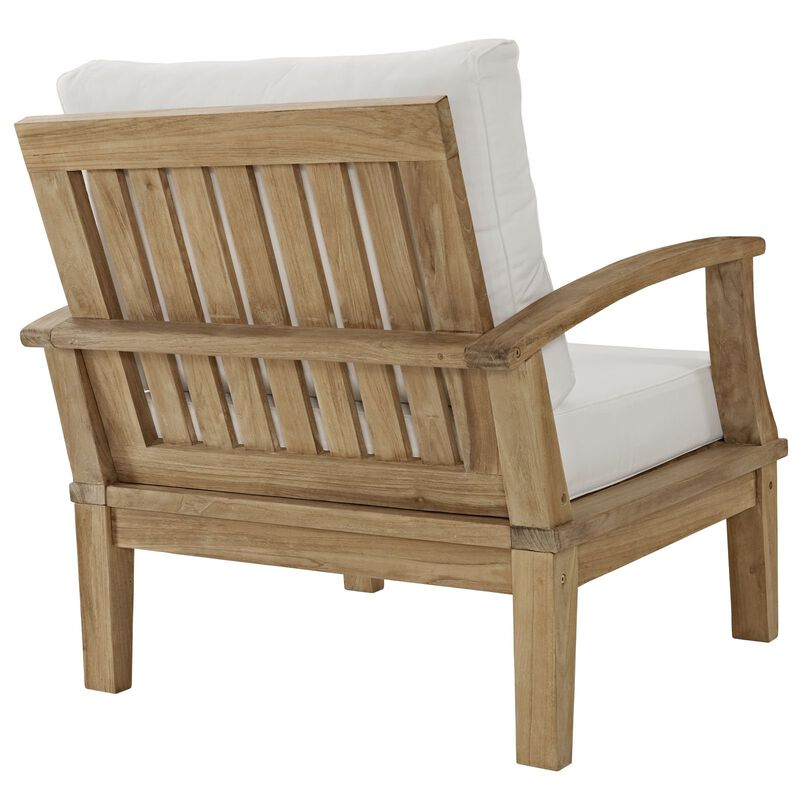 Modway Marina Outdoor Patio Teak Armchair image number 5