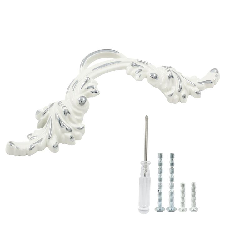 Biaungdo 6 Pcs Vintage Cabinet Pulls Handles, Shabby Chic Drawer Handles European Style Dresser Pulls Vintage Antique Furniture
