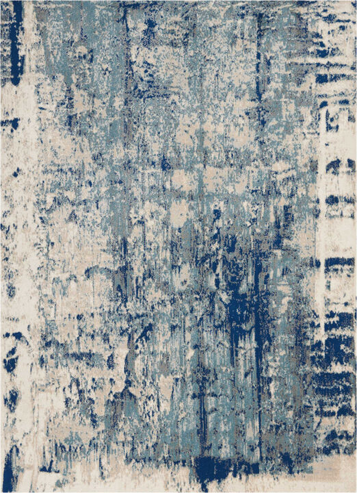 HomeRoots Abstract Non Skid Area Rug