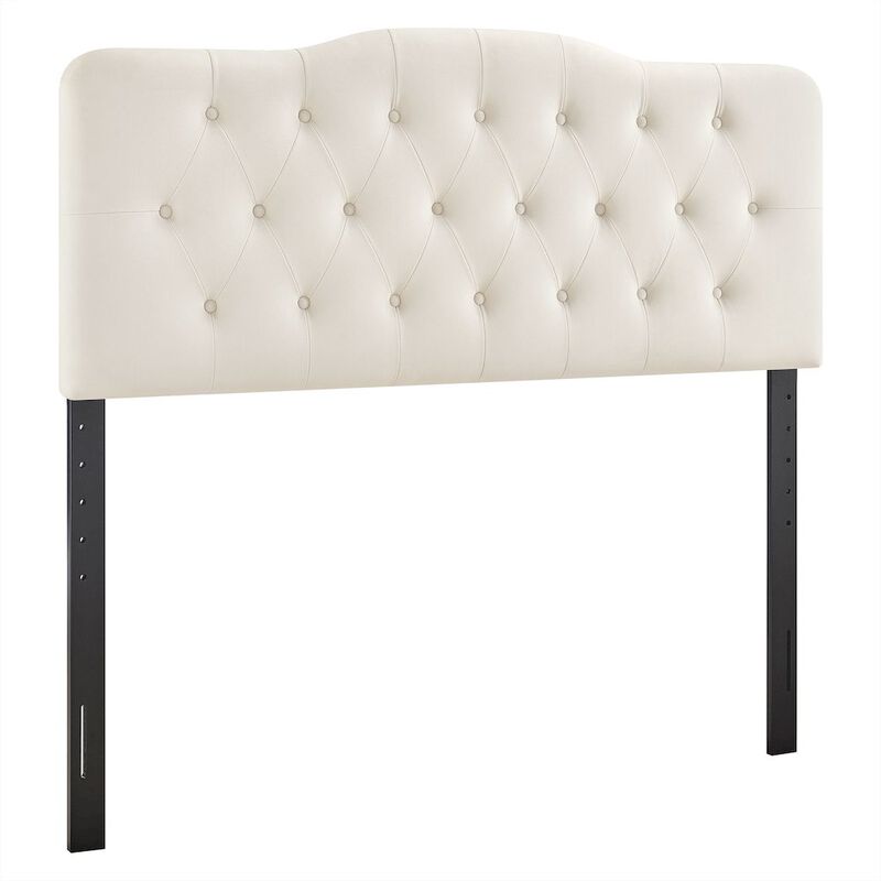 Annabel Stain-Resistant Performance Velvet Full Headboard image number 0