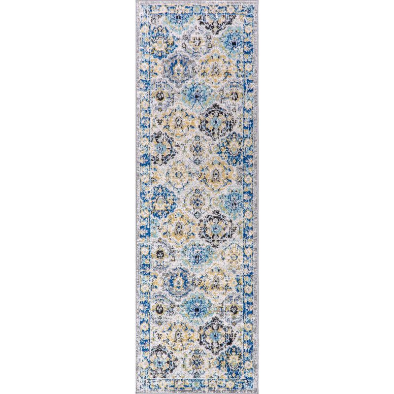 Modern Persian Boho Vintage Trellis Area Rug