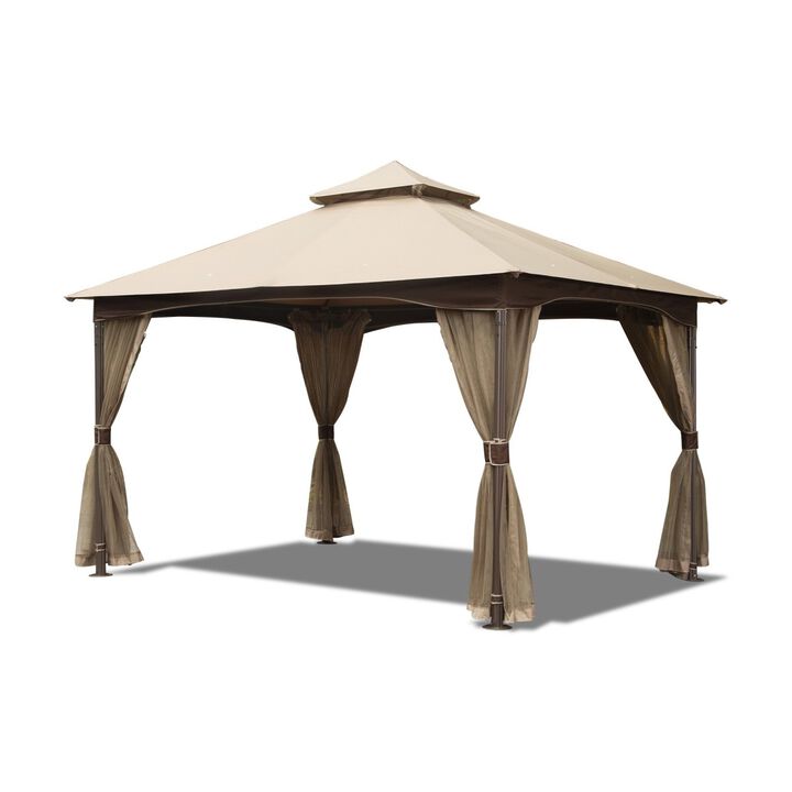 Streamdale 10'x13' Outdoor Gazebo with Mosquito Netting