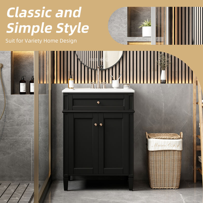 Nehird Bathroom Storage Cabinet with Sink image number 3