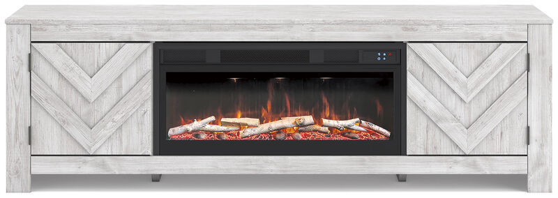 Cayboni 71" TV Stand with Electric Fireplace image number 0