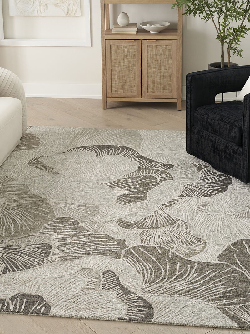 Avra AVR01 Gray 8'6" x 11'6" Rug image number 5