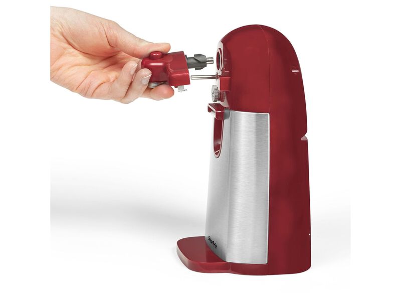 Starfrit - Electric Can Opener with Bottle Opener and Knife Sharpener, Red image number 7