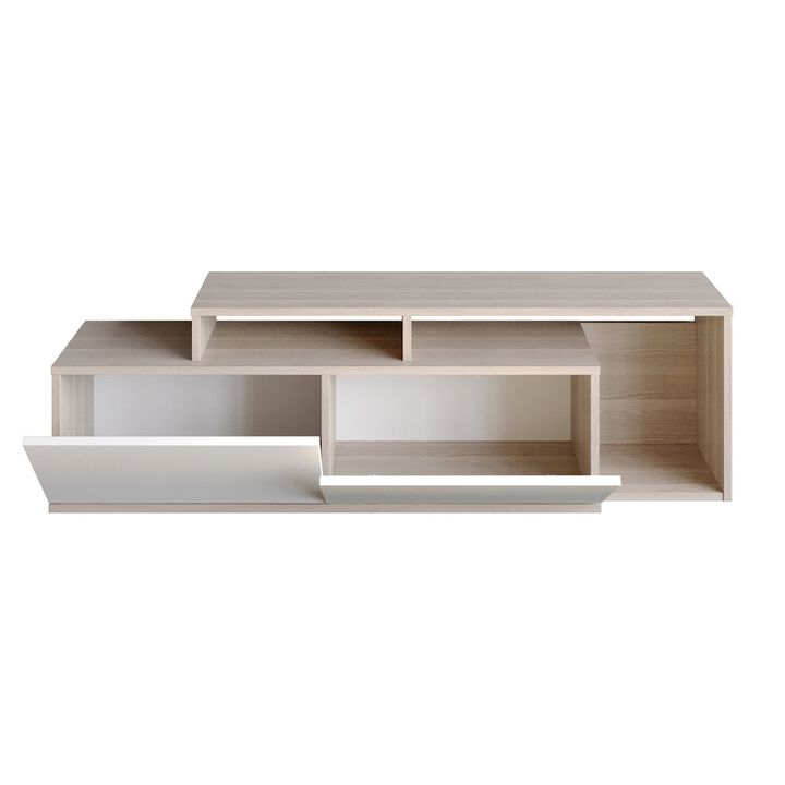 Decorotika Nexera 47 Tv Stand - Cordoba & White