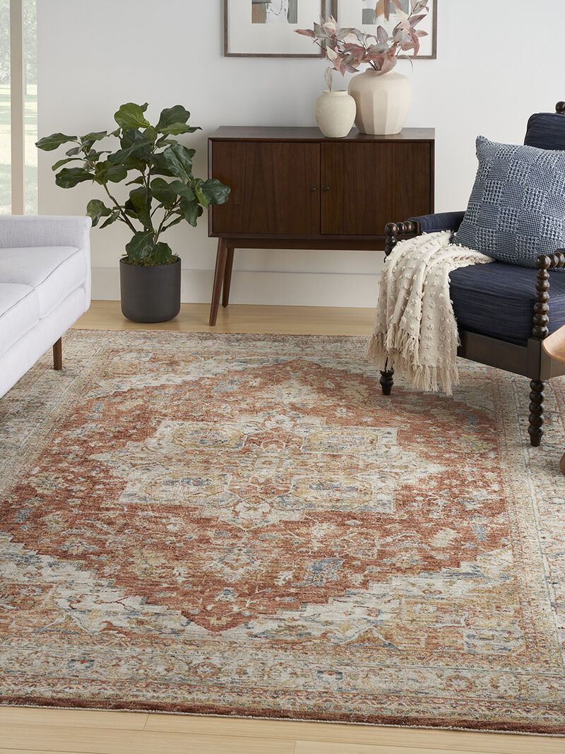 Sahar SHR06 Ivory/Multicolor 9'3" x 12'7" Rug