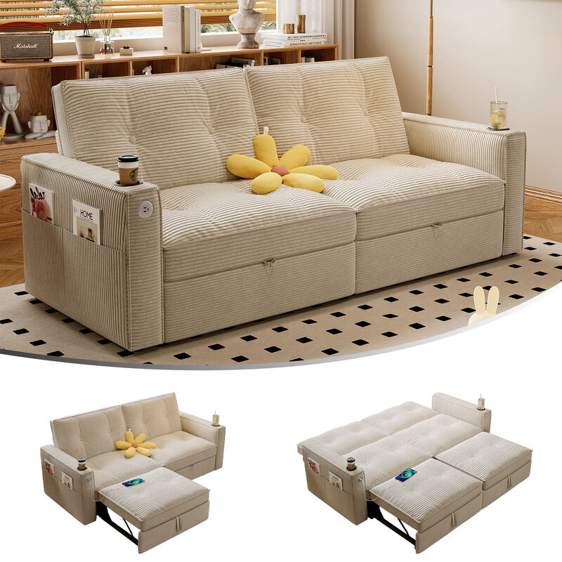 Krekda Multi-Functional Convertible Sofa Bed image number 4
