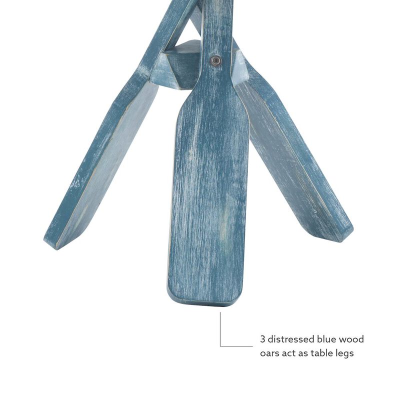 Linon Omar Side Table Blue image number 8