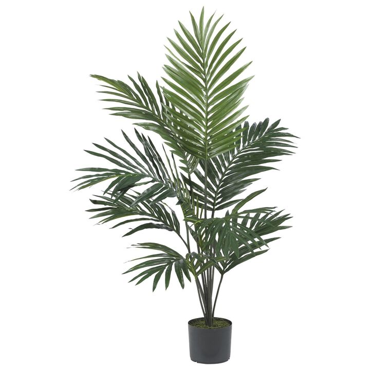Nearly Natural 5-ft Kentia Palm Tree w/12 Fronds