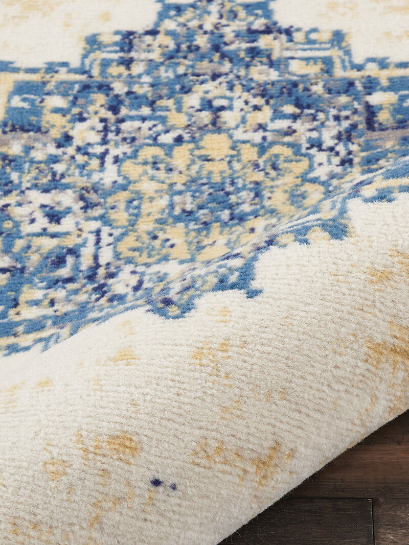 Grafix GRF14 White 2'3" x 12' Rug