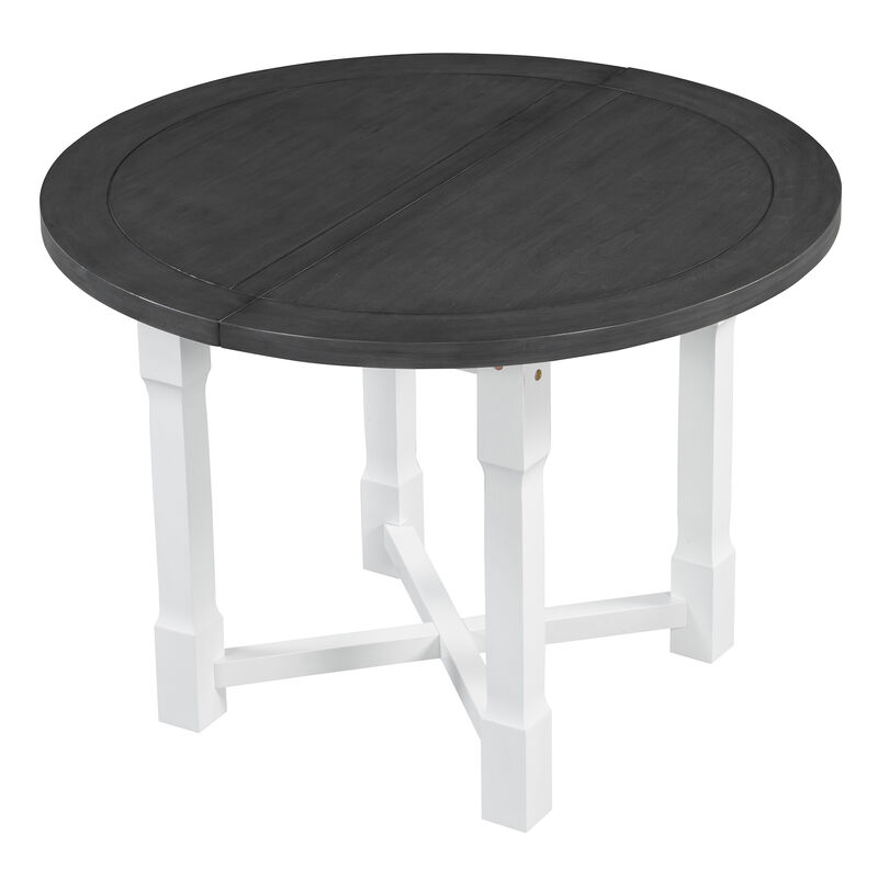 Merax  7-Piece Retro Dining Table Set for 6