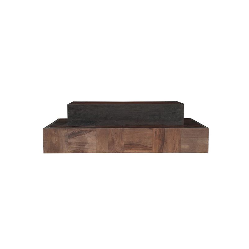 Taran Designs Reed Solid Wood Coffee Table