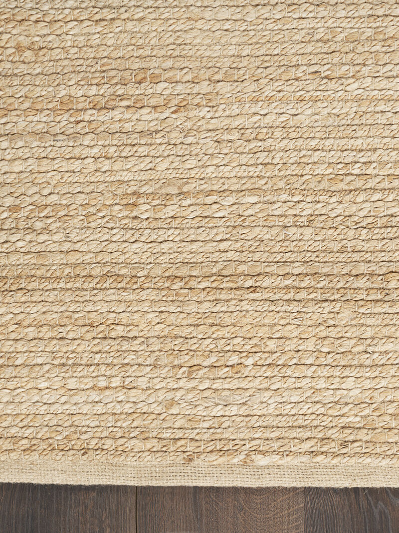 Natural Jute NJT01 Bleached 2'3" x 8' Rug
