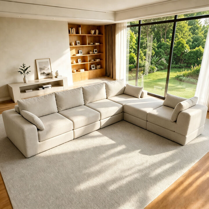 L Shaped Floor Sectional