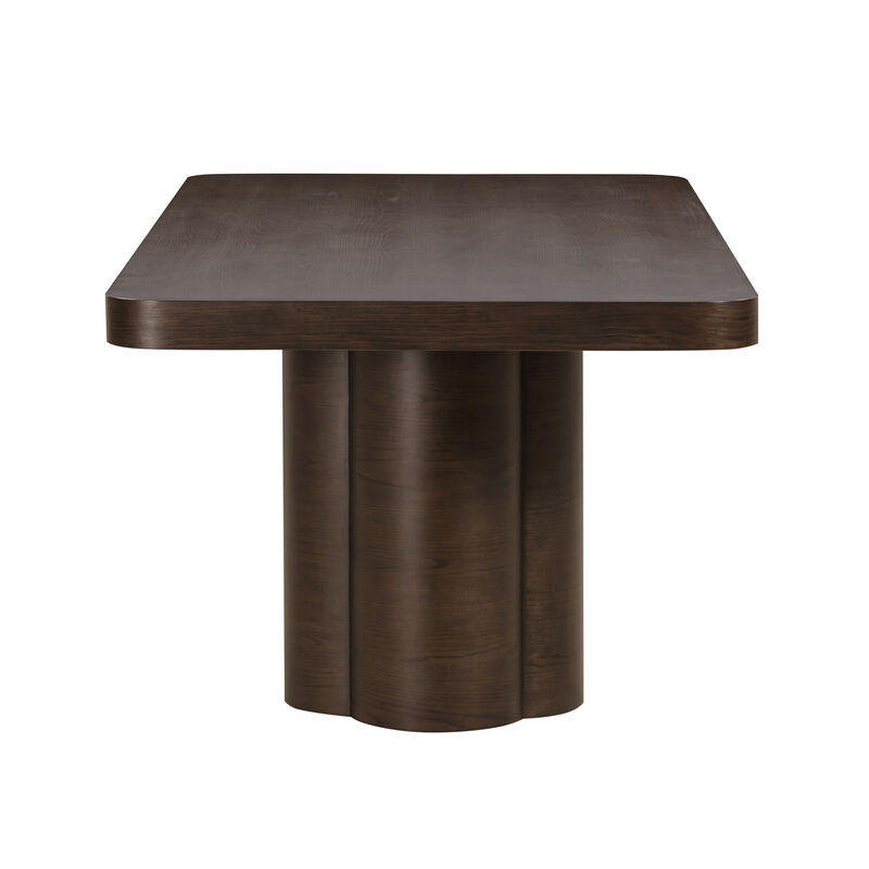 Bambi Dark Brown Ash Dining Table image number 3